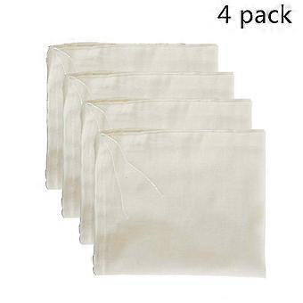 Sacos de pano de queijo, coador de leite de nozes, saco de cerveja frio, sacos de pano de muslin de algodão não sumificados 100% orgânicos, iogurte reutilizável/café/chá/suco/vinho