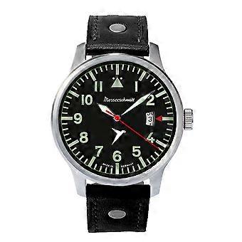 Aristo Men's Messerschmitt Watch Pilot's Watch Automatic ME-6332ABD Leather