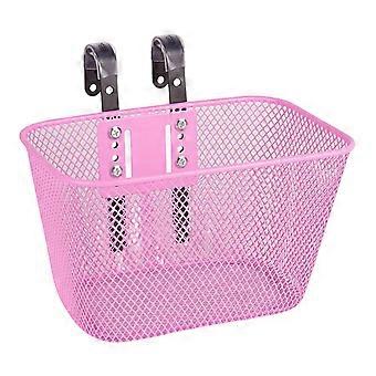 Bike Basket Waterproof Metal Mesh Removable Front and Rear Bicycle Storage for Shopping and Commuting