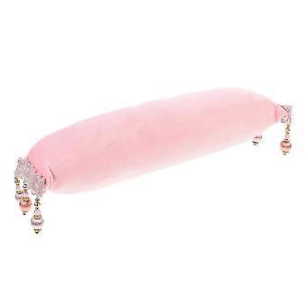 Manicure Hand Pillow Pink Lint Supple Wrist Rest Pillow Support Cushion DU
