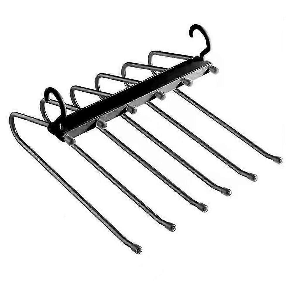 Trouser Hanger Space Saving Hanger Folding Hanger Multi-Function Organizer B