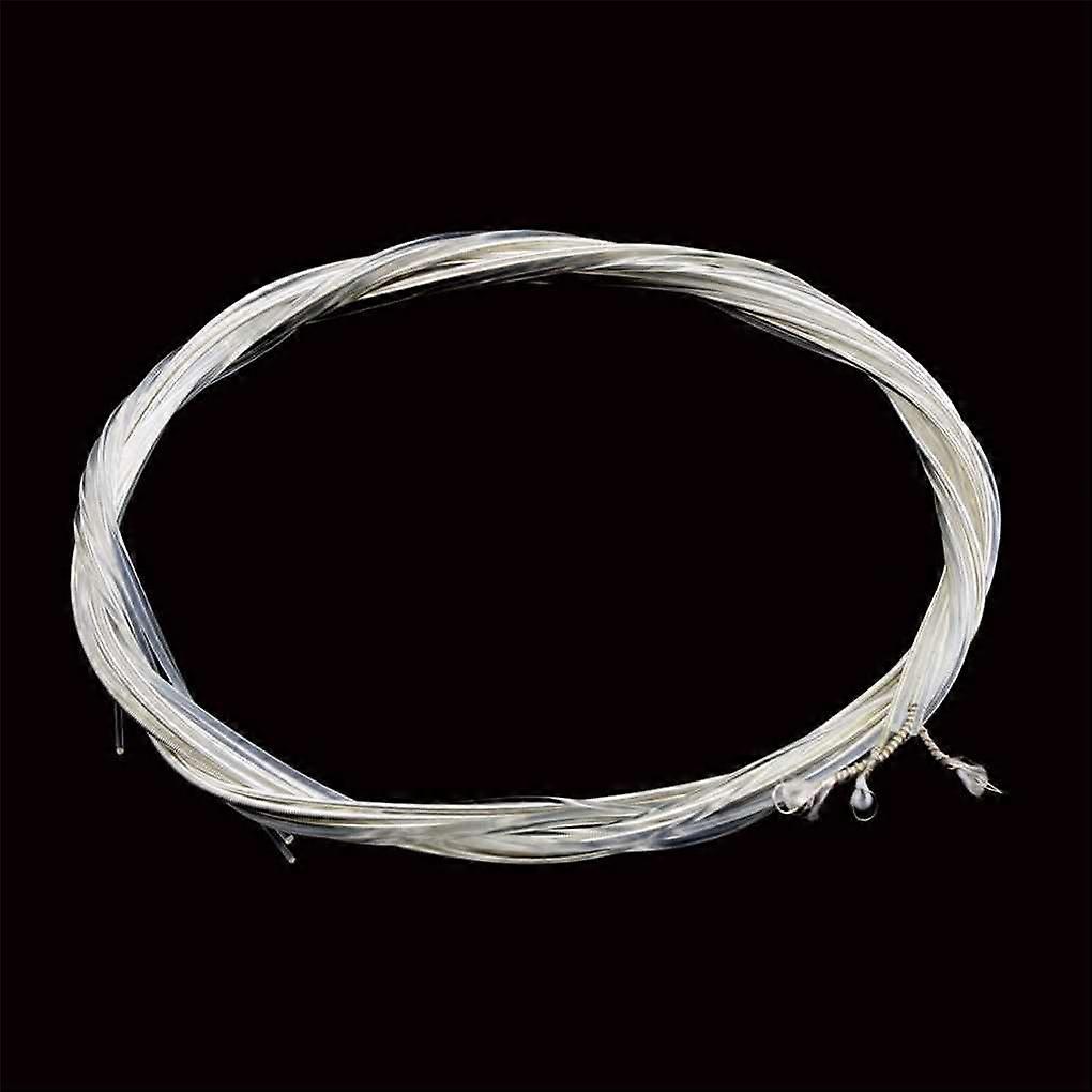 Classical guitar transparent silver nylon string set 1.1-6m EBGDAE