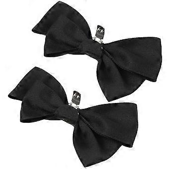 1 Pair Handmade Bow Knot Shoe Clip Decoration Bow Knot Shoe Buckle For Diy