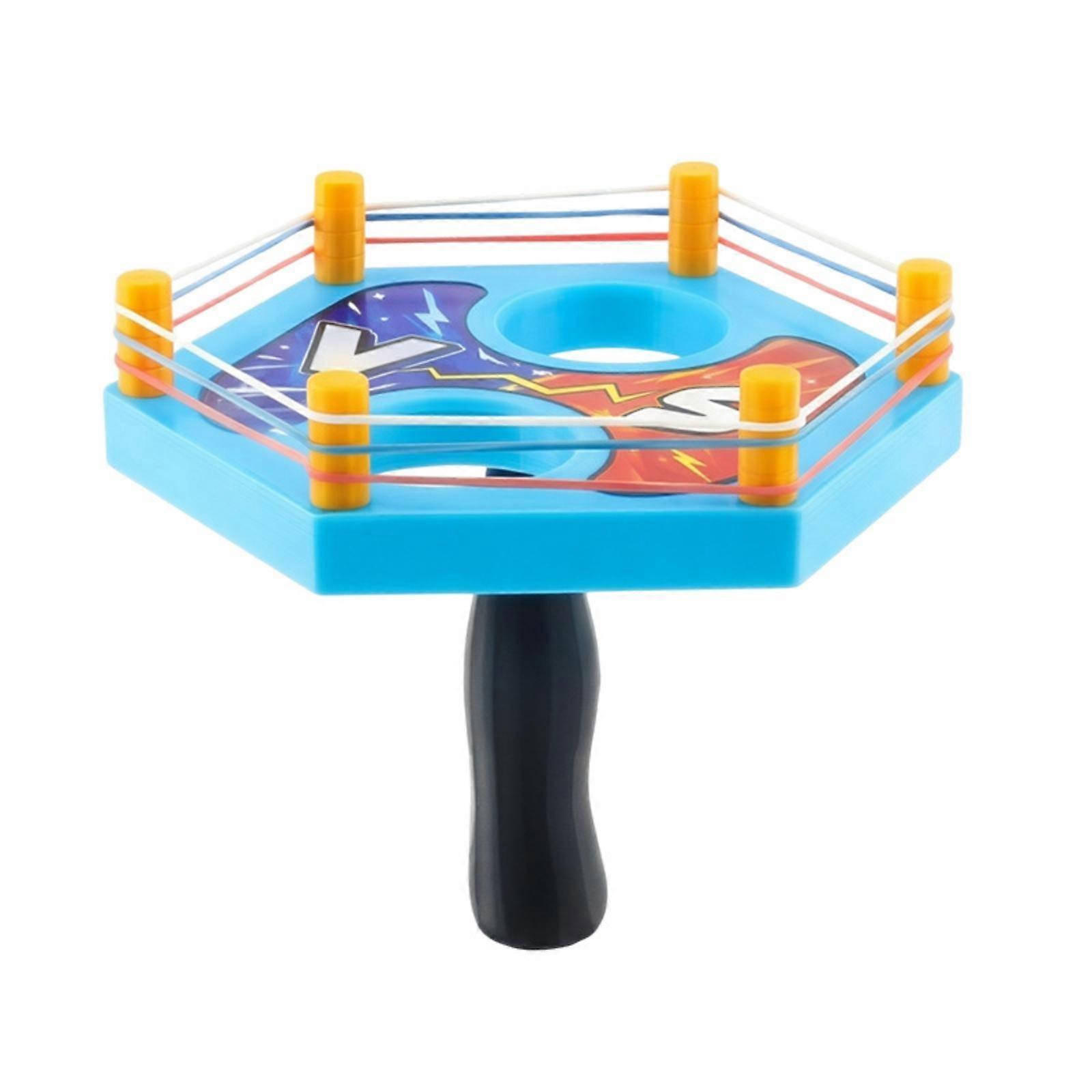 Interactive Thumb War Arena Blue Plastic Thumb Boxing Game Comic-Style Graphics
