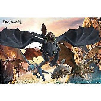 How To Train Your Dragon (2025) Group Jigsaw Puzzle - Reprint FSX-661