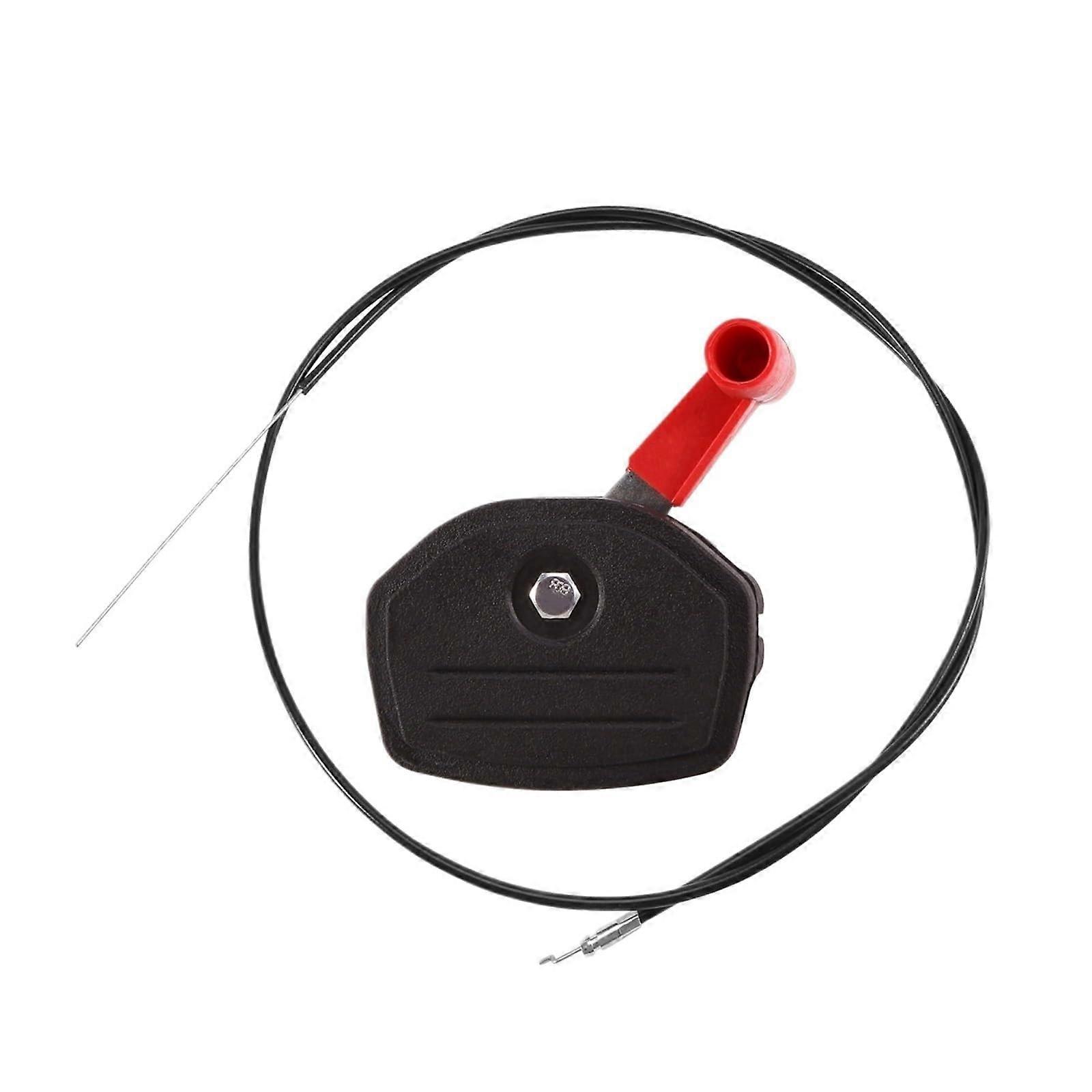 Universal 56 Inch Lawn Mower Throttle Cable Kit with Control Handle for Precise Speed Control