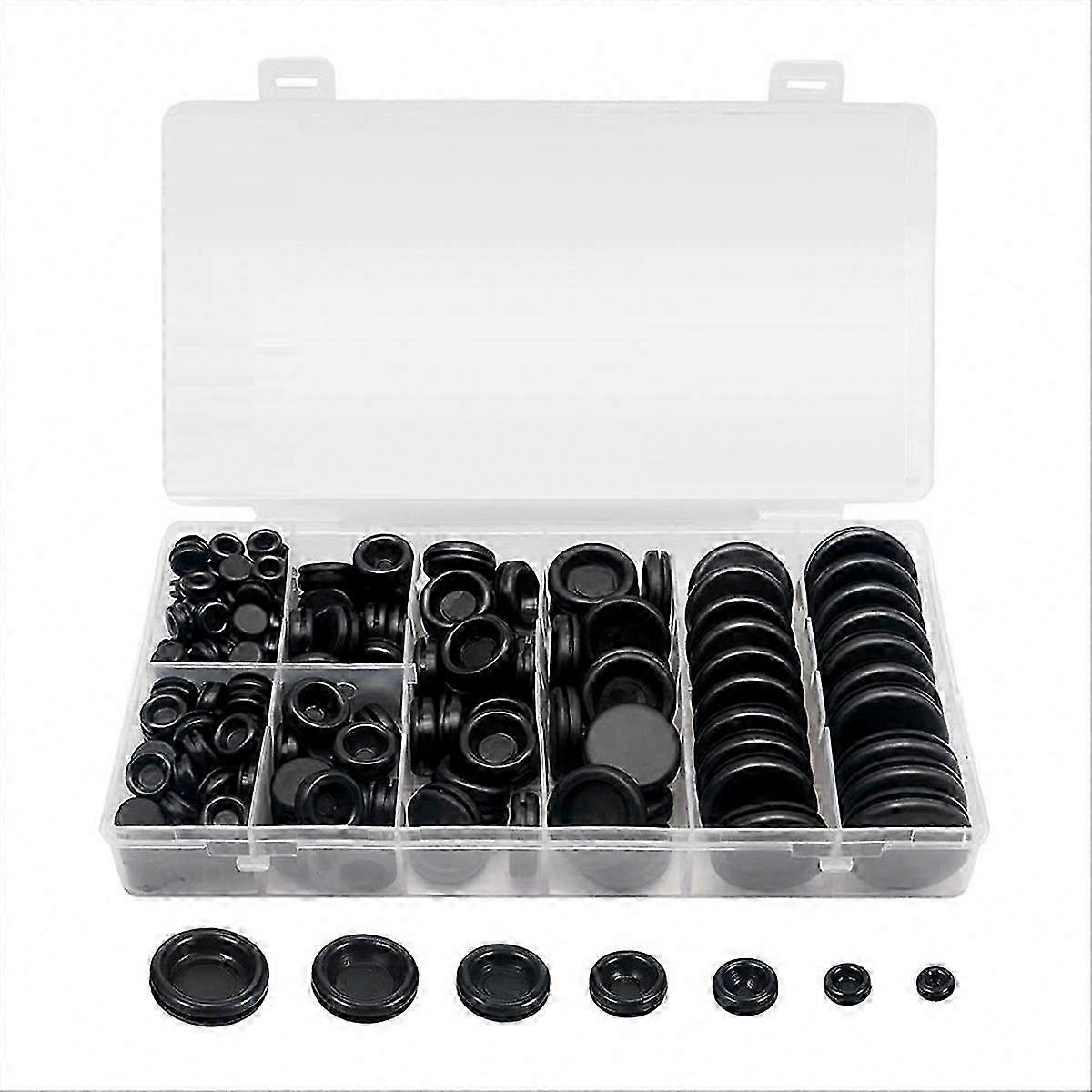 Appliance Plumbing 188 PCS Solid Closed Hole Plug Assortment Kit