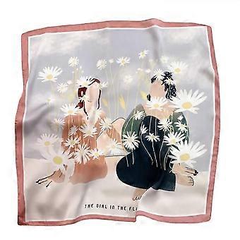 Summer Kerchief Thin Beach Wrap Lightweight Sun Proof Scarf for Lady