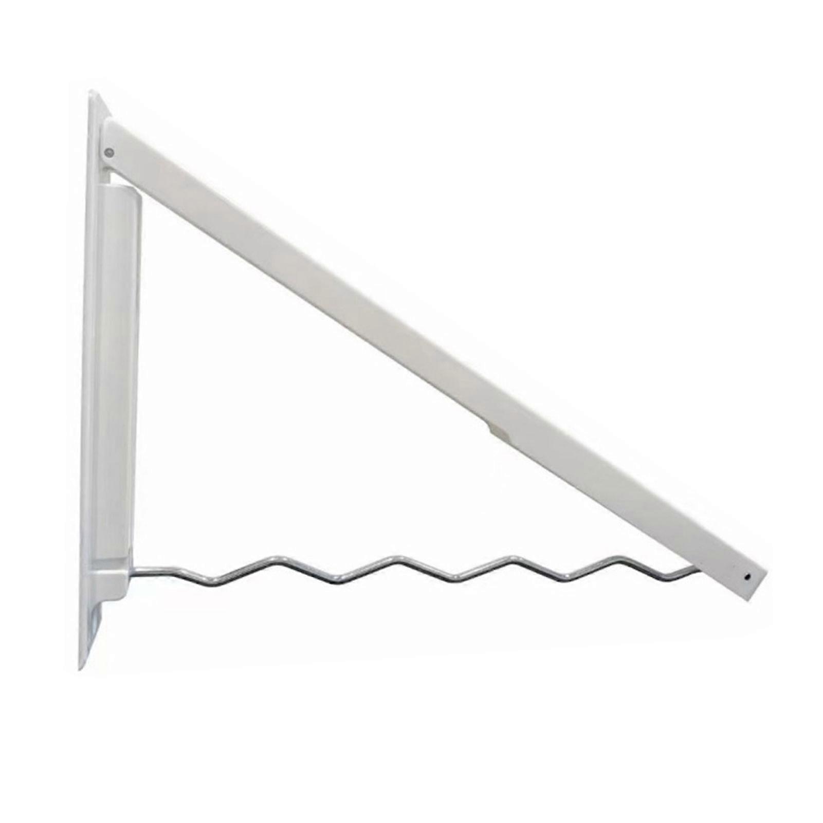 Space-Saving Folding Laundry Rack, Wall Mount Wavy Clothes Drying Hanger