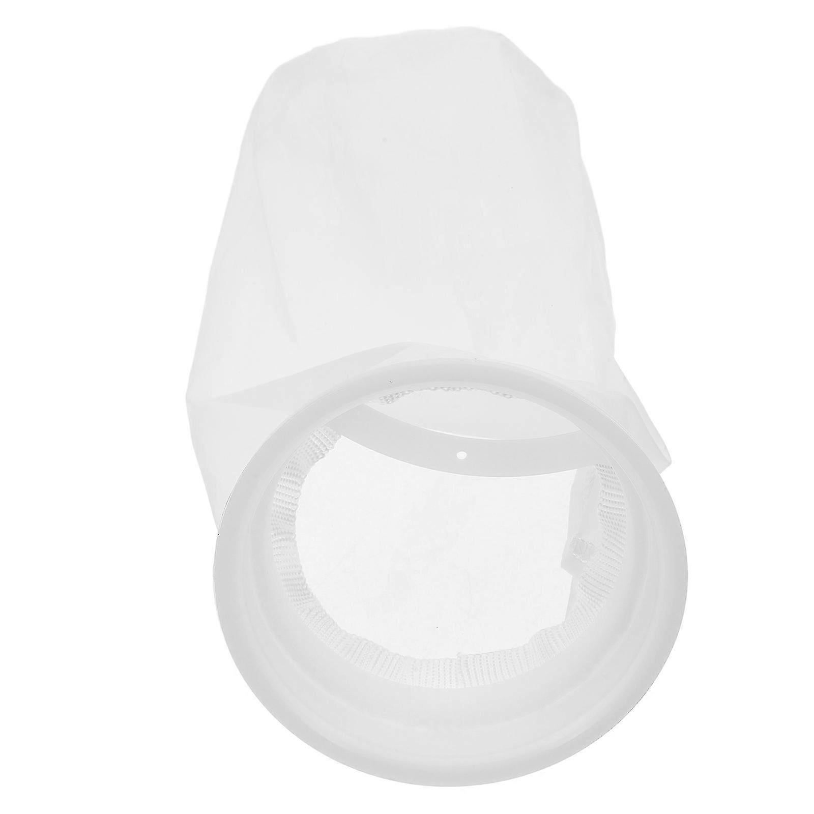 White Nylon Filter Bag Ibc Tote Lid Filter compatible with Pool Efficient Liquid Filtering