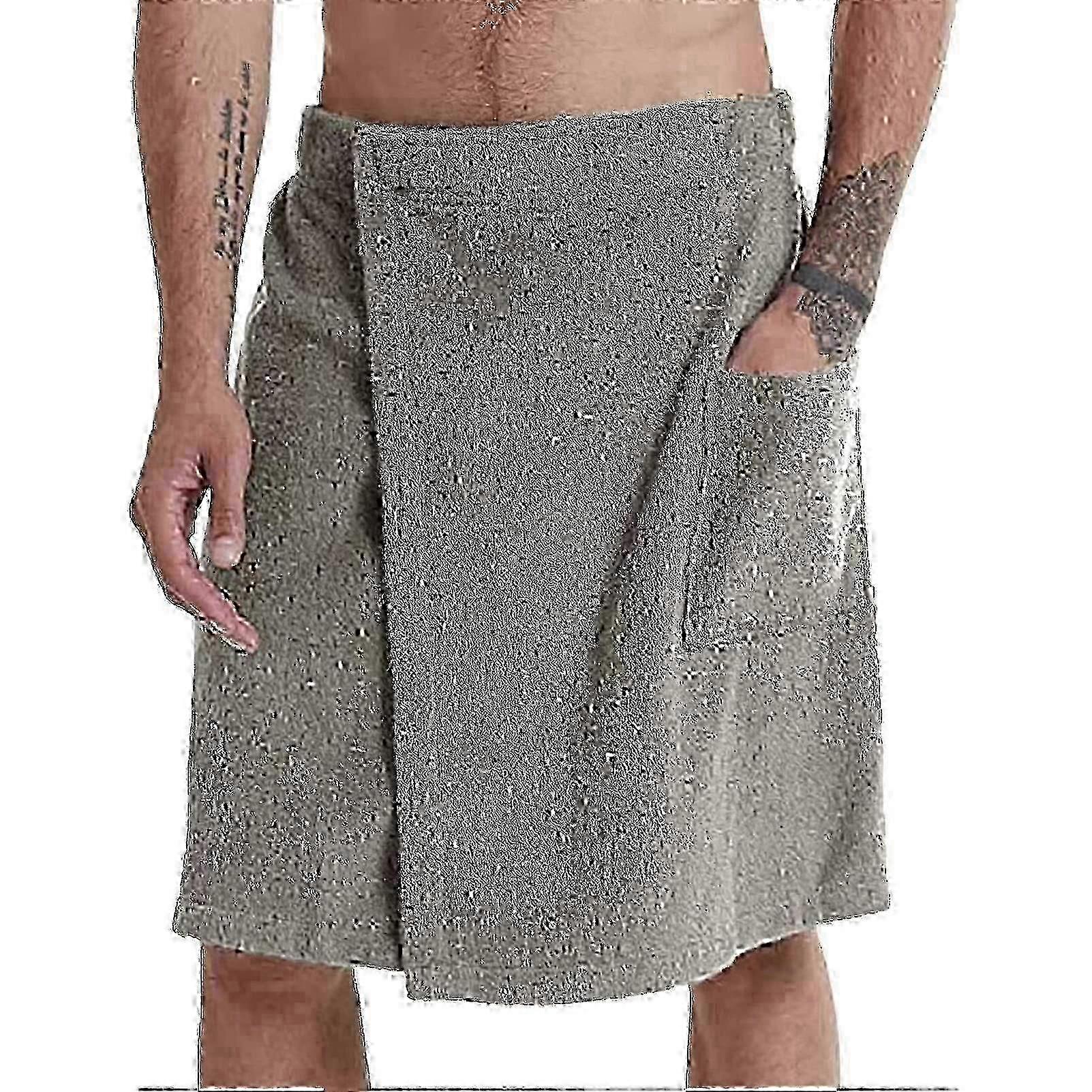 Breathable Adjustable Towel Wrap For Men