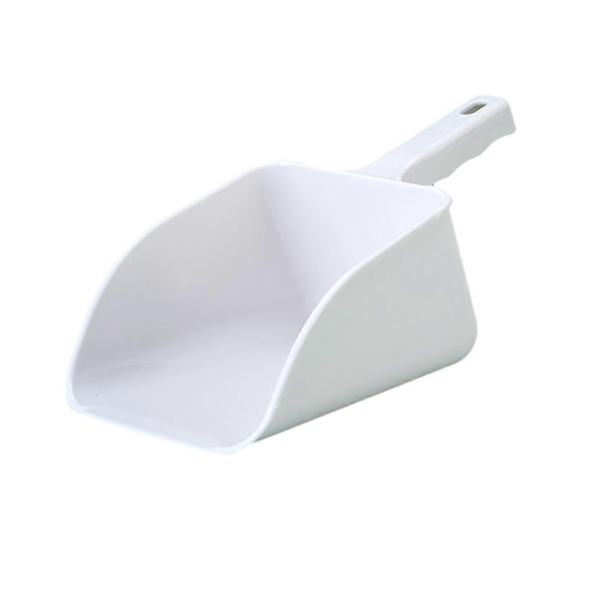 Clear Plastic Ice Scoop Durable Ergonomic