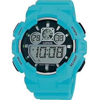 Lorus Watches Quartz Digital Men's Watch with Silicone Bracelet R2347JX9
