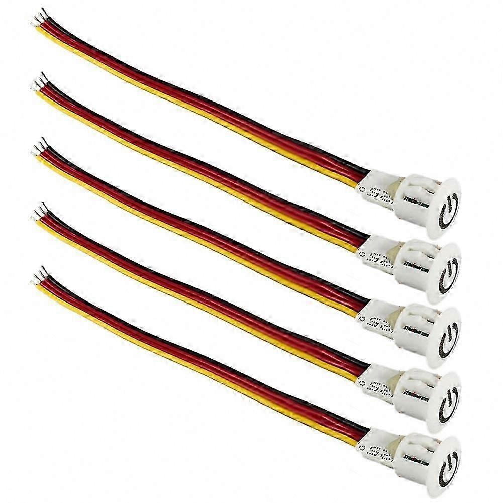 Closet & Corridor LED Strip Light Switch, 5Pcs Dimmable Touch Sensor Button, Smart Home Switch Controller, DC3.7-24V, 13T
