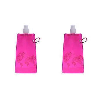 Portable Ultralight Foldable Silicone Water bag Bottle Outdoor Sport Supplies Hiking Camping Soft Flask /