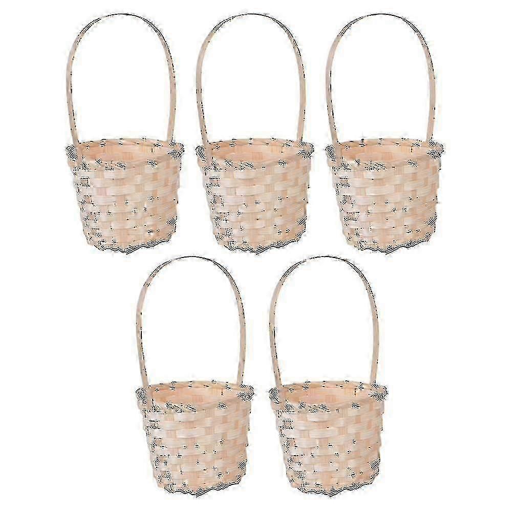Packed Bamboo Picnic Basket