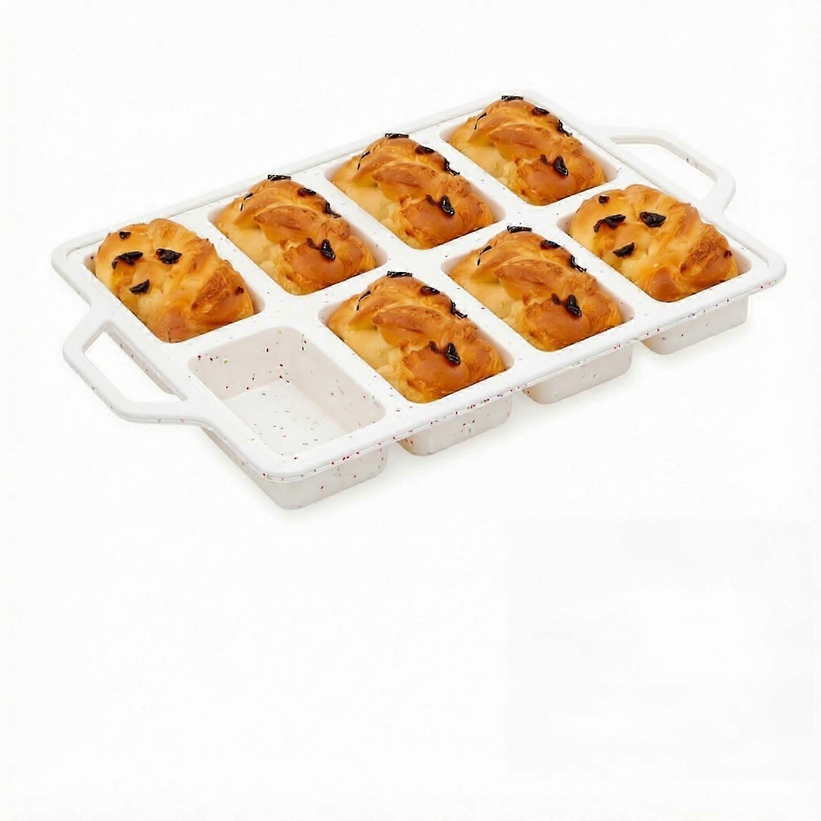 Metal Structure Silicone Mini Loaf Pan for Baking Delicious Breads@ff