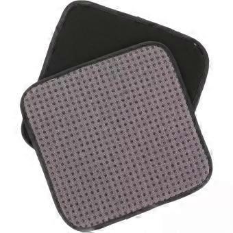 2pcs Microfiber Bowling Ball Cleaning Pad Bowling Towel Black Lightweight Polishing Cloth and Polishing