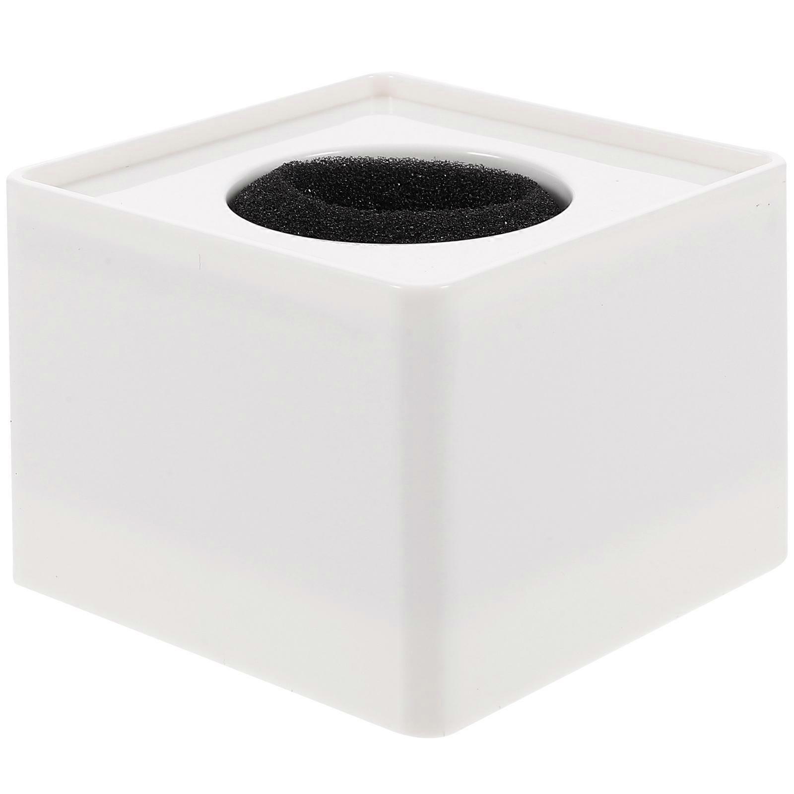 ABS Microphone Logo for Interview Use Square Cube Shape