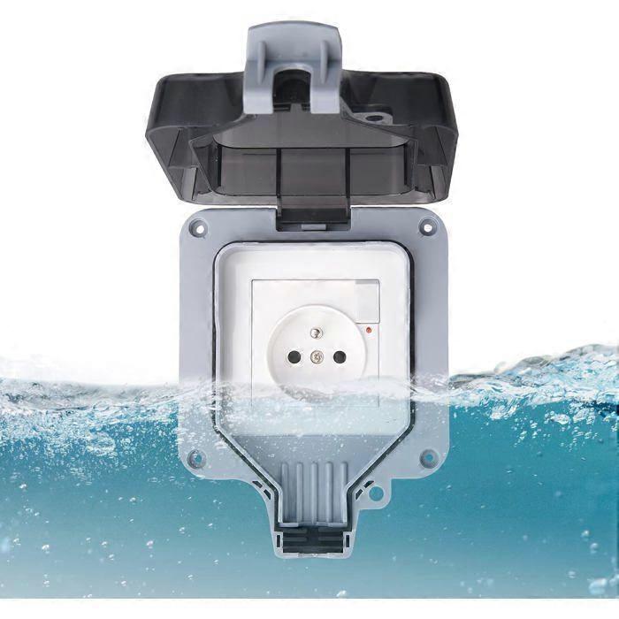 Waterproof wall socket B - IP66 - USB - Lockable cover