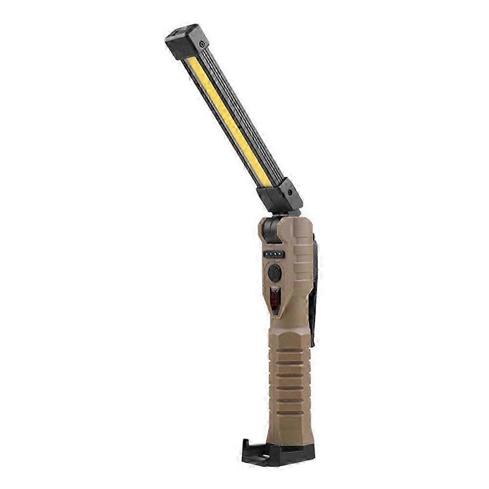 COB Foldable Flashlight LED Work Light 7 Modes Magnetic USB Rechargeable Torch Portable Working Flash Light