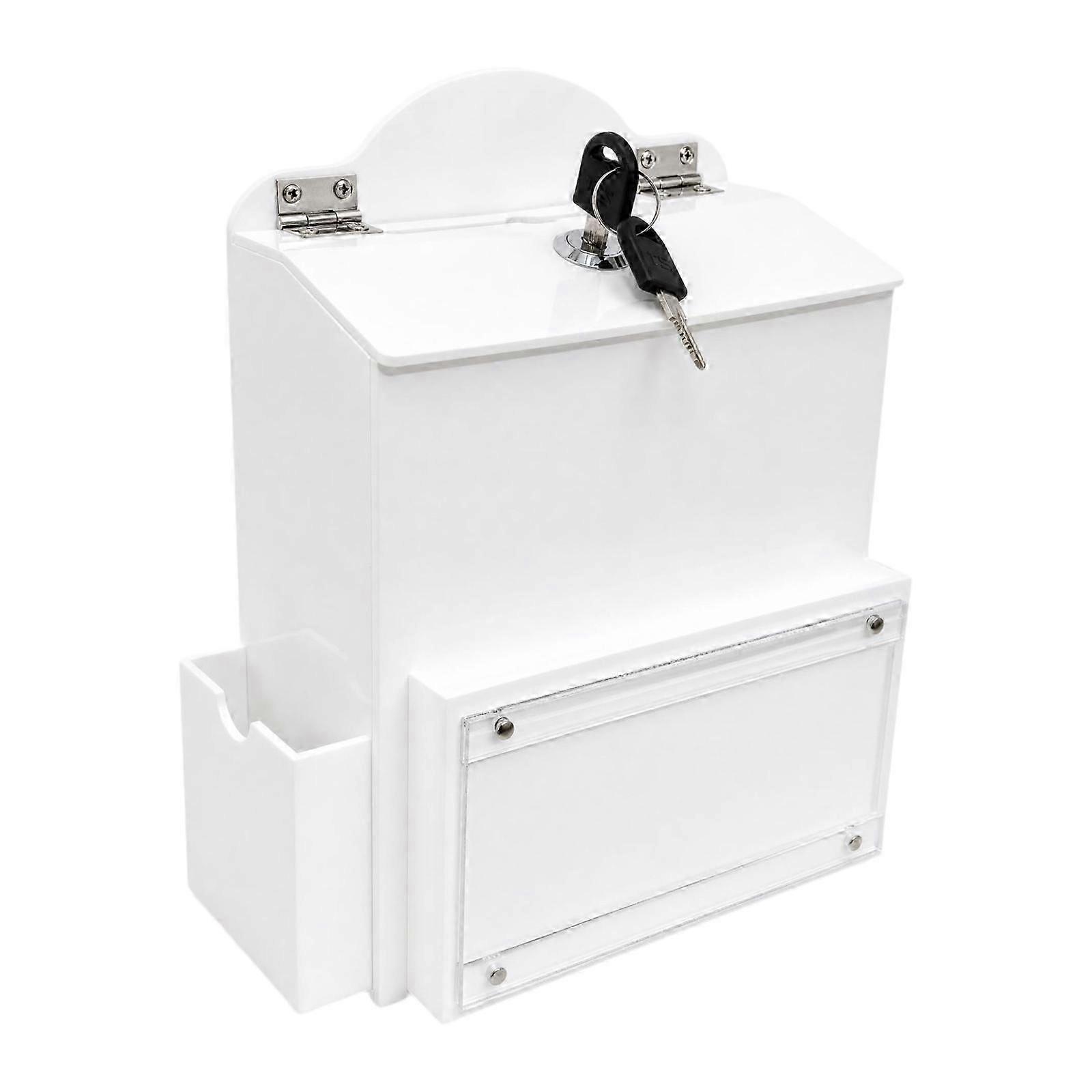 Acrylic Secure Donation Box with Lock