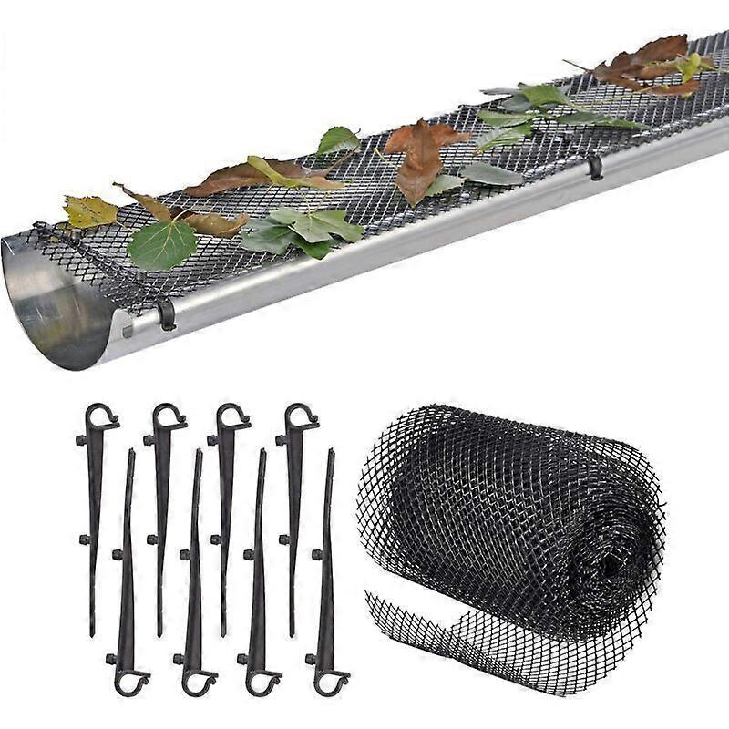 6m Black Gutter Protection Mat