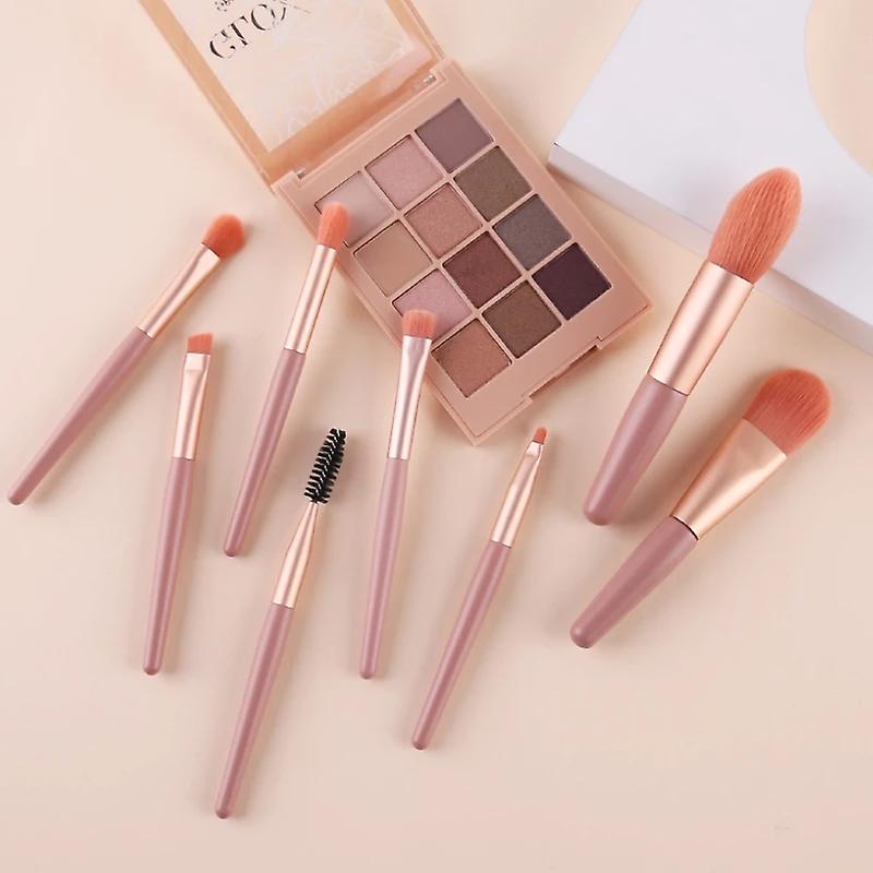 8pcs Professional Makeup Brushes Set Cosmetic Powder Eye Shadow Founda