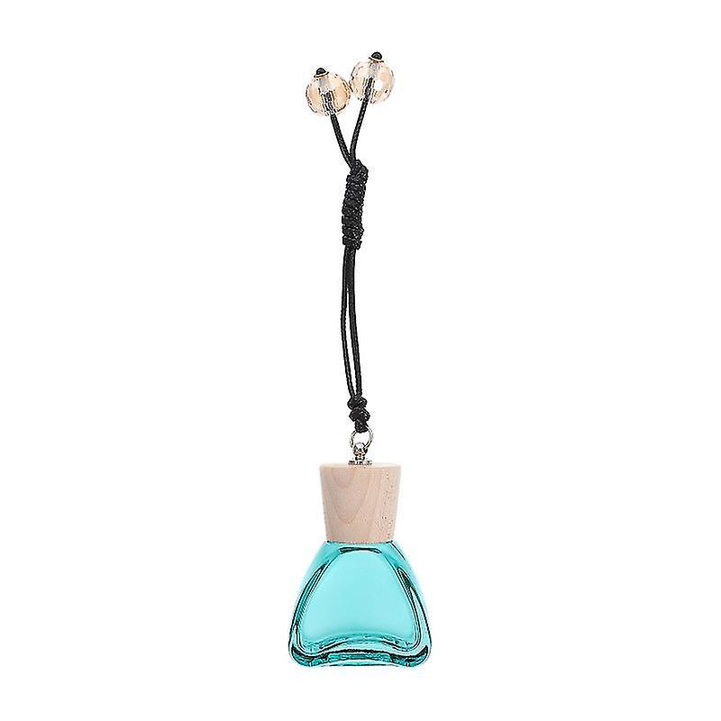4X2.1cm Green Vehicle Rear View Mirror Ornaments 1pc Creative Fresher Ornament Empty Perfume Bottle