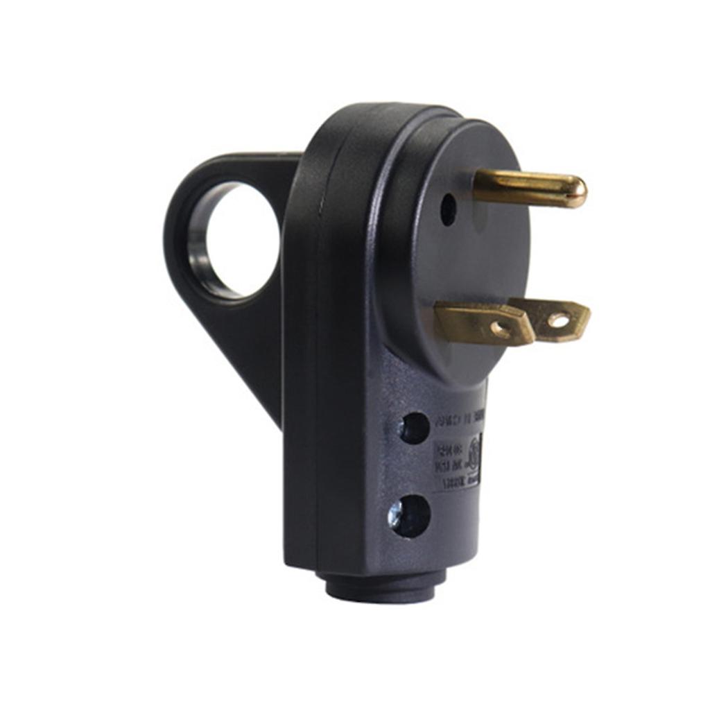 30 Amp RV Plug Male Plug Replacement with Handle Receptacle Plug TT-30P