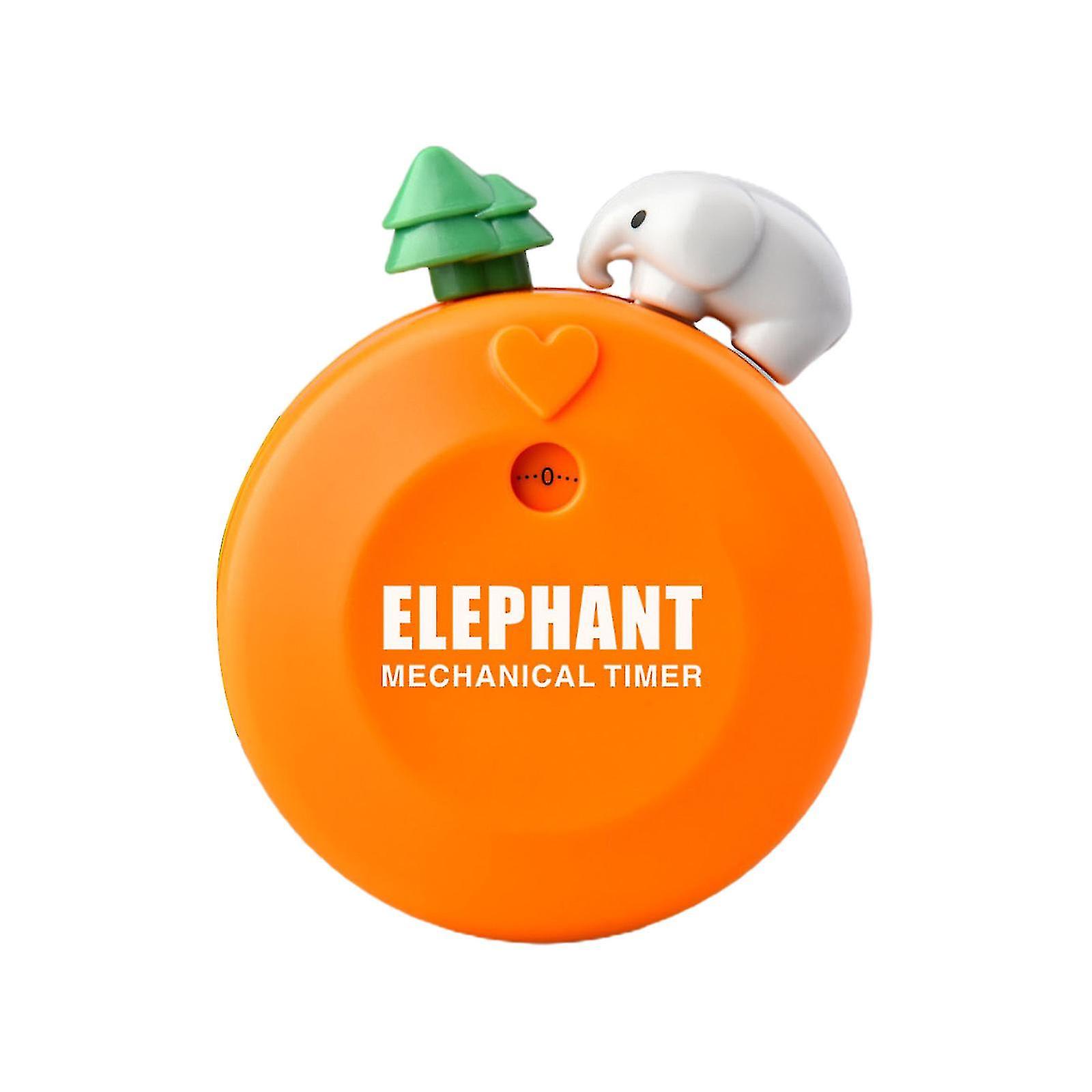 Kitchen Tool Cooking Timer Clock Alarm Counters Manual Timer Elephant Shaped