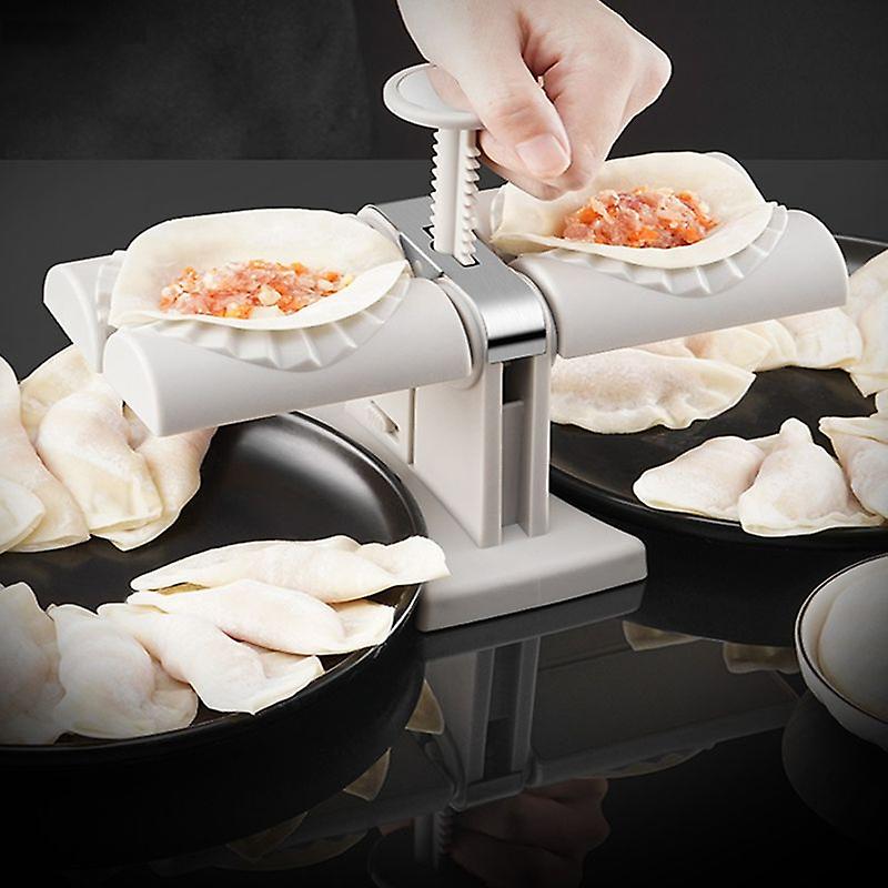 Double Head Automatic Dumpling Maker Wrapper Mould Household Kitchen Machine