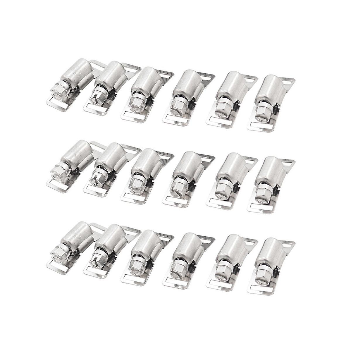 Reuse Hose Fasteners Stainless Steel Clamp Fasteners 304 Head Buckle for Adjustable Pipe Hose Clamp