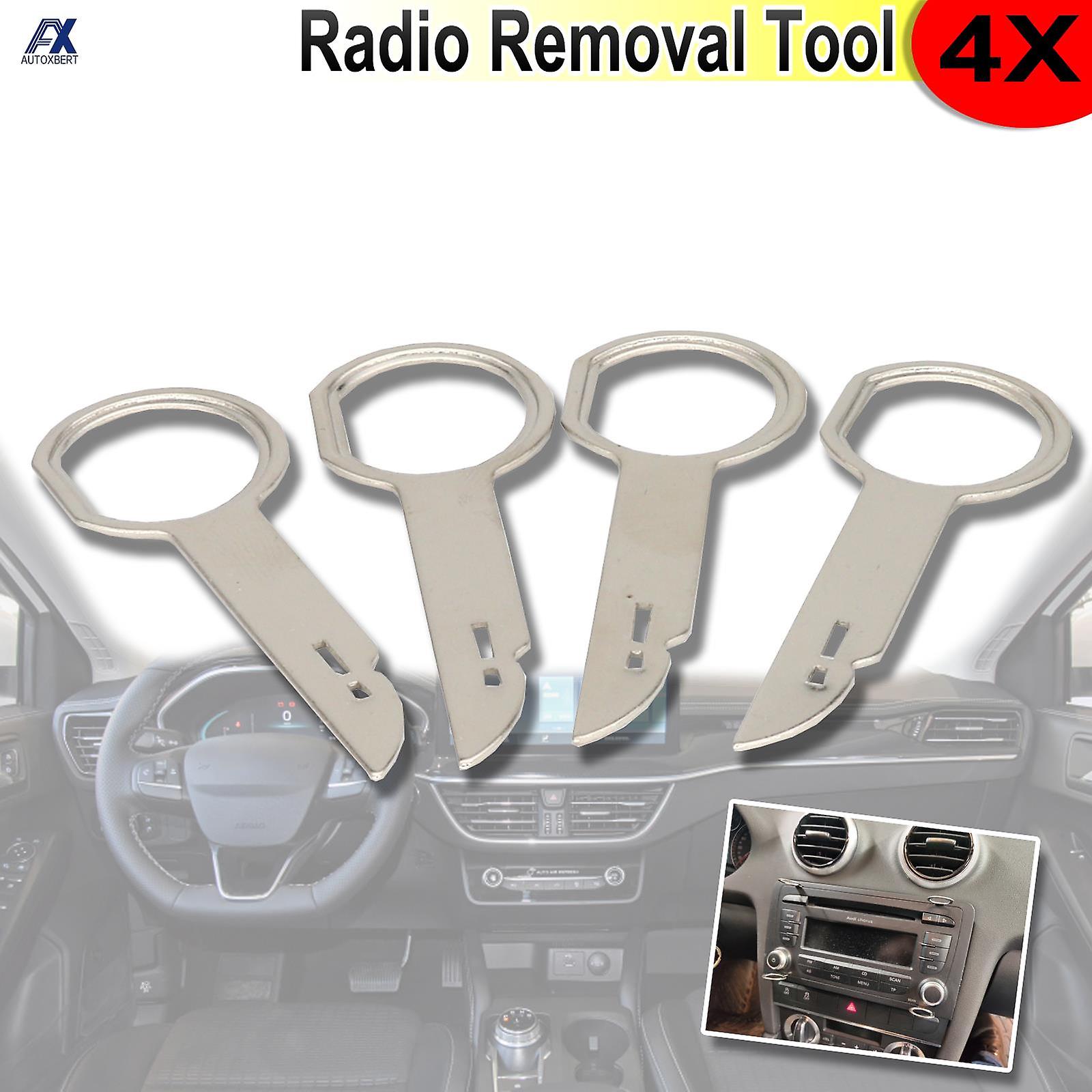 2 Pair Radio Cd Stereo Removal Key Release Pin Extractor For Ford Focus Mondeo C-max Fiesta Transit Car Extraction Install Tools