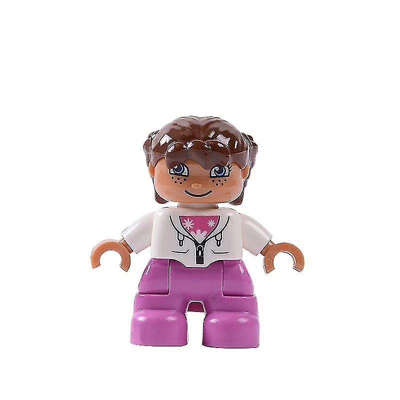 Girl Slide Fence Ladder Swing Window Figures Flower Building Blocks Accessories