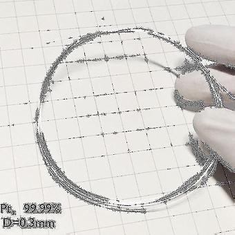 Filo Di Platino Ad Alta Purezza - 0,2 Mm Di Spessore, 50 Cm Di Lunghezza, Per Esperimenti E Laboratorio