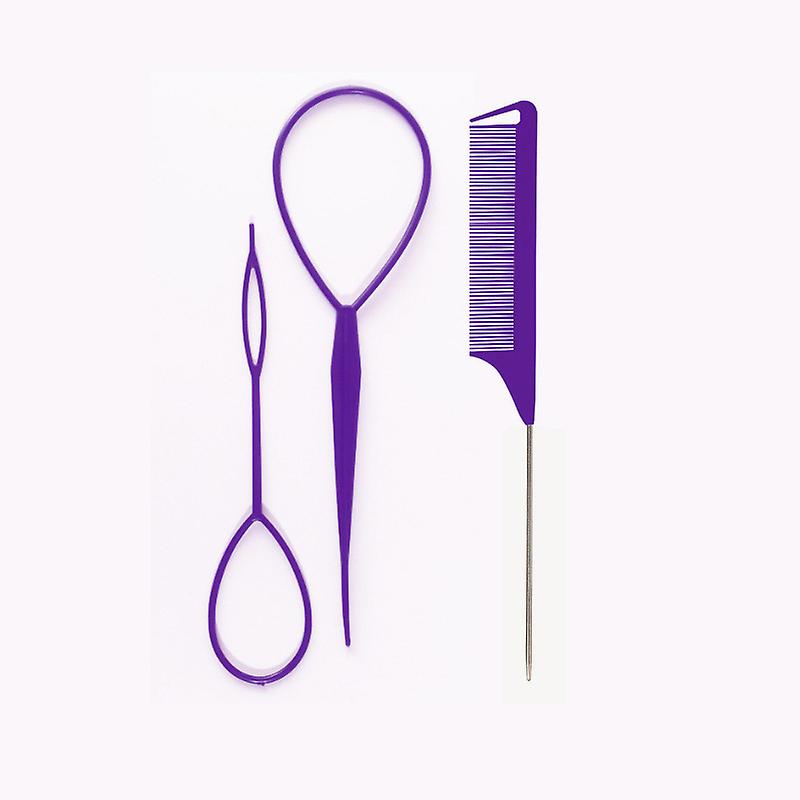 3-pack Hair Styling Tools: Perfect Your French Braid & Tail Braiding With These Essential Tools!