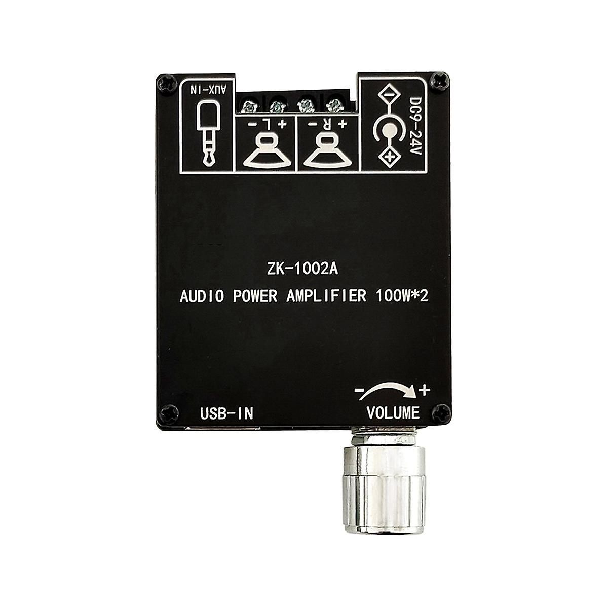 -1002A 5.1 Bluetooth Power Amplifier Board 100W Channel Amplifier Board with Short Circuit Protecti