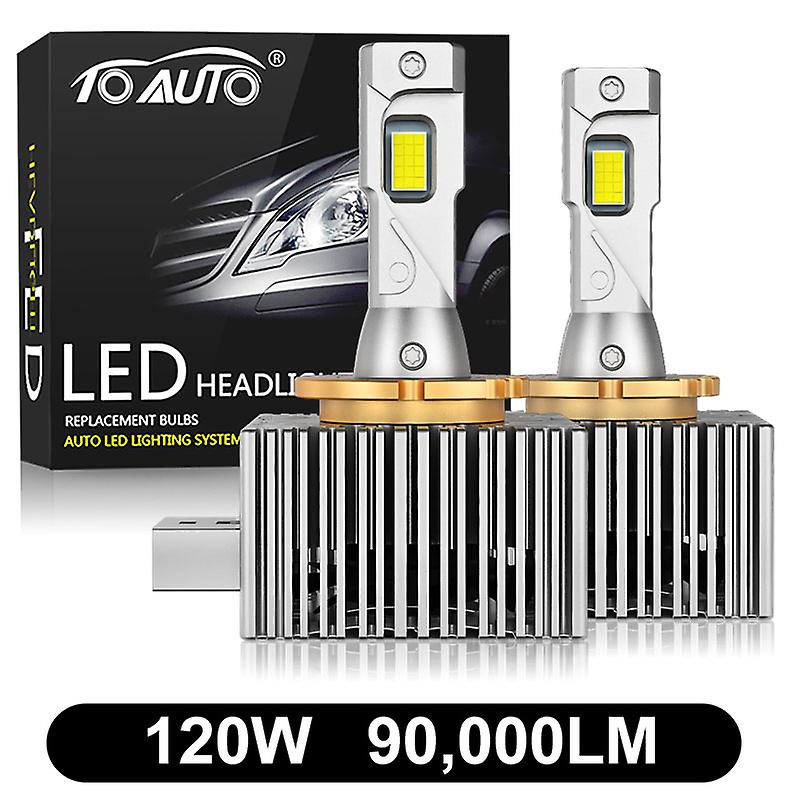 120w 90000lm R25-2pcs 90000lm 120w D1s D3s Led D2s D4s D5s D8s Led Canbus Led Headlights Hid D1r D2r D3r D4r D5r D8r Car Light Turbo Lamp 12v 24v