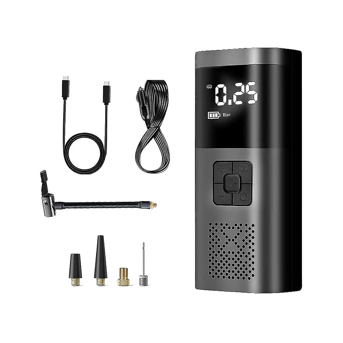 Wireless Dual-use Two-section Mini Tyre Inflator Tyre Pump Wireless Inflator Car Accessories For Ca