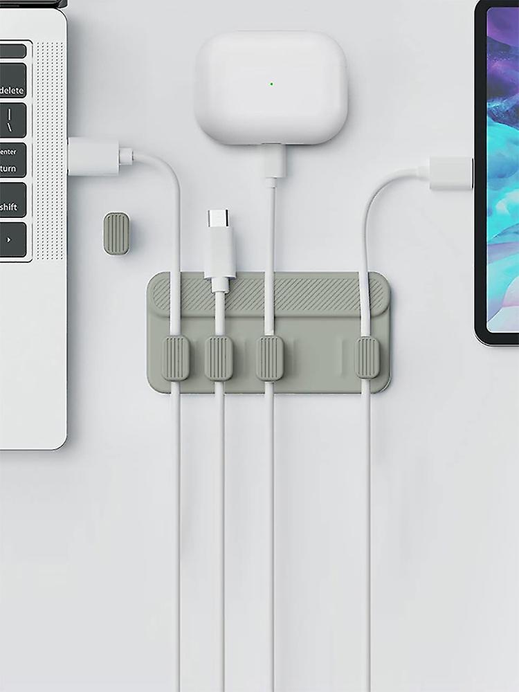 Magnetic Silicone Cable Clip Holder - Tidy and Secure Wire Management