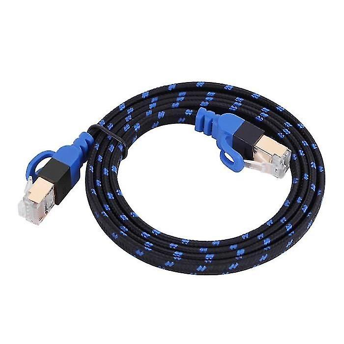Lan Cable Cat7 Ethernet Cable Flat Network Rj45 Lan Patch Cord Cable (1m)