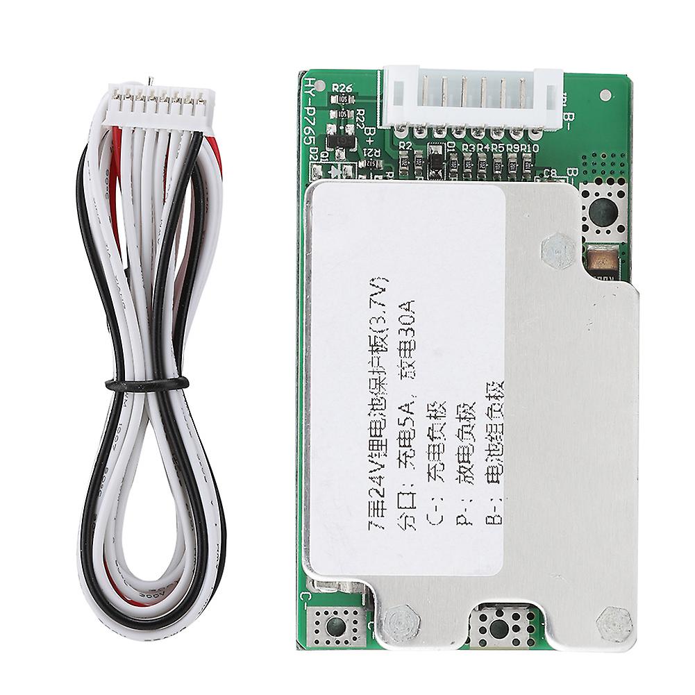 Lithium Battery Protection Board 7 Series 24V With Equalization Temperature Control Protection