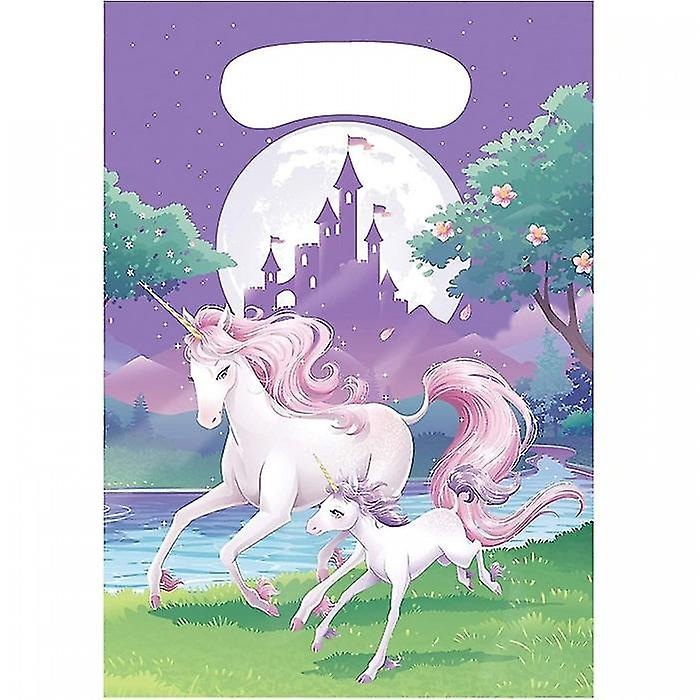 Creatieve converterende Unicorn Fantasy Party Bags (8 stuks)