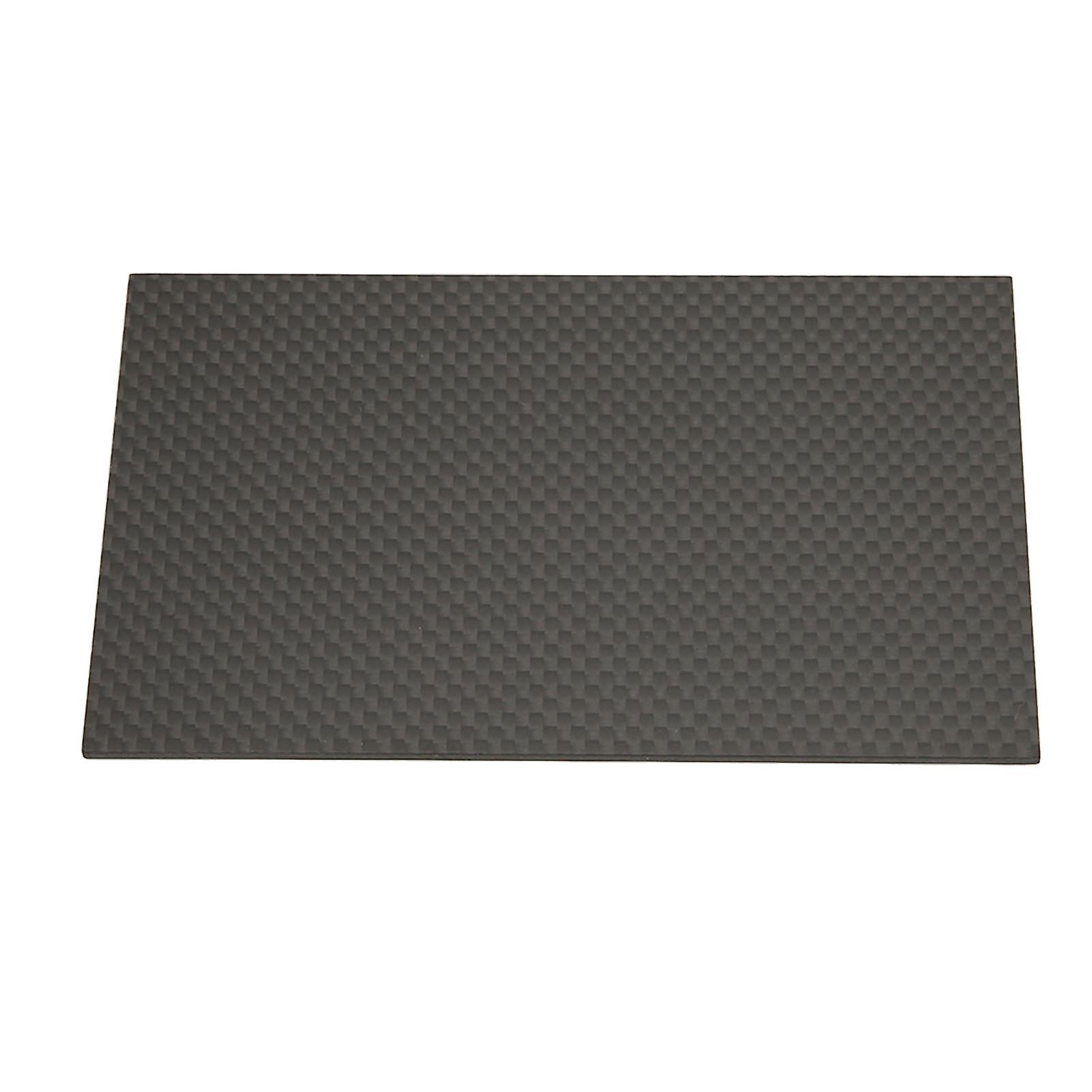 High Hardness 3K Carbon Fiber Board Twill Fabric Matte Corrosion Resistance Carbonfiber Board for Model Aircraft Toys 75x125x2.0mm/3.0x4.9x0.08inch