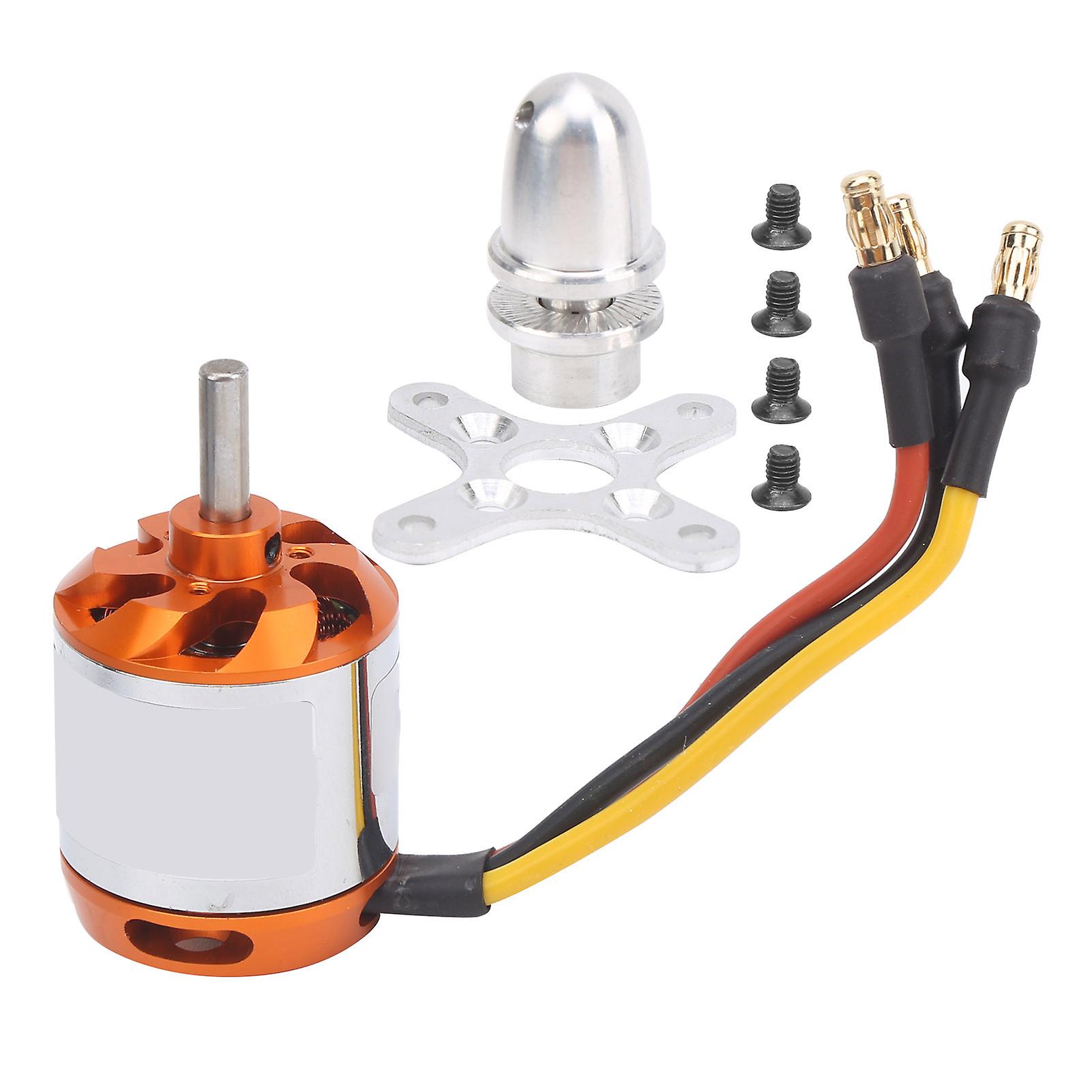 D2836 Brushless Motor with Adapter RC Motor Replacement for RC FixedWing Aircraft (750KV)