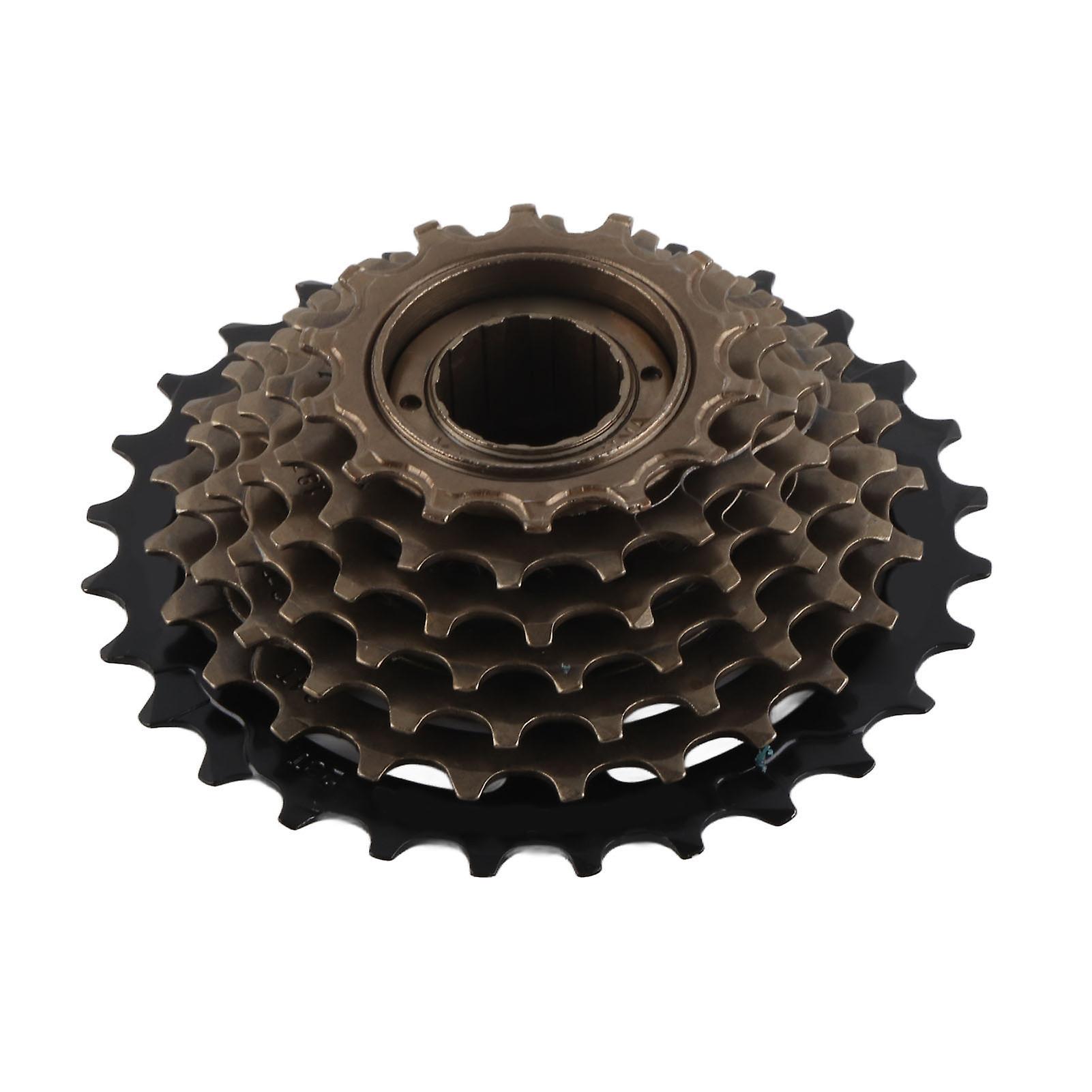 7-Speed Titanium Alloy Freewheel Cassette Compatible with MTB, Road, and Folding Bikes