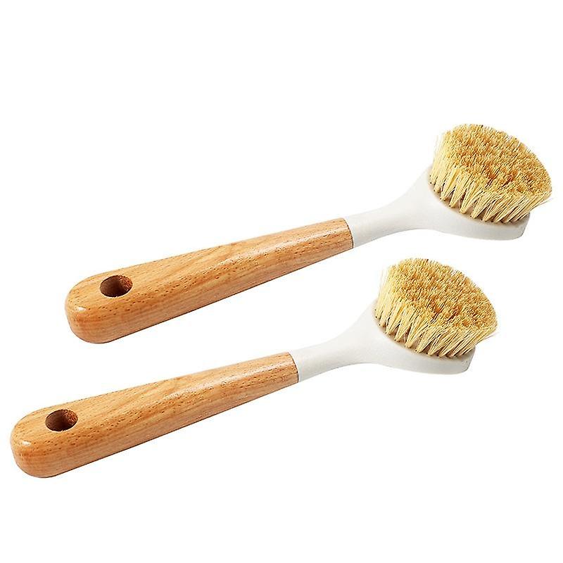 Universal long-handle brush kitchen pan washer