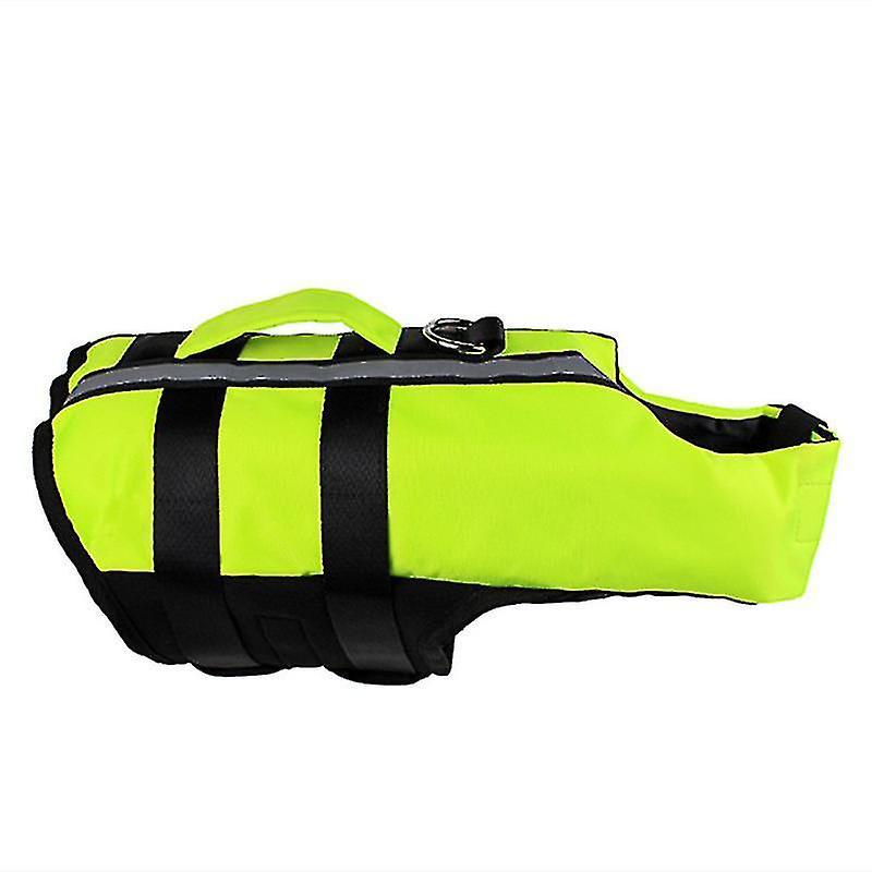 Dog Saver Life Jacket, Inflatable Adjustable Dog Life Jacket For Swimming Surfing Boating Dog Jacket, Green