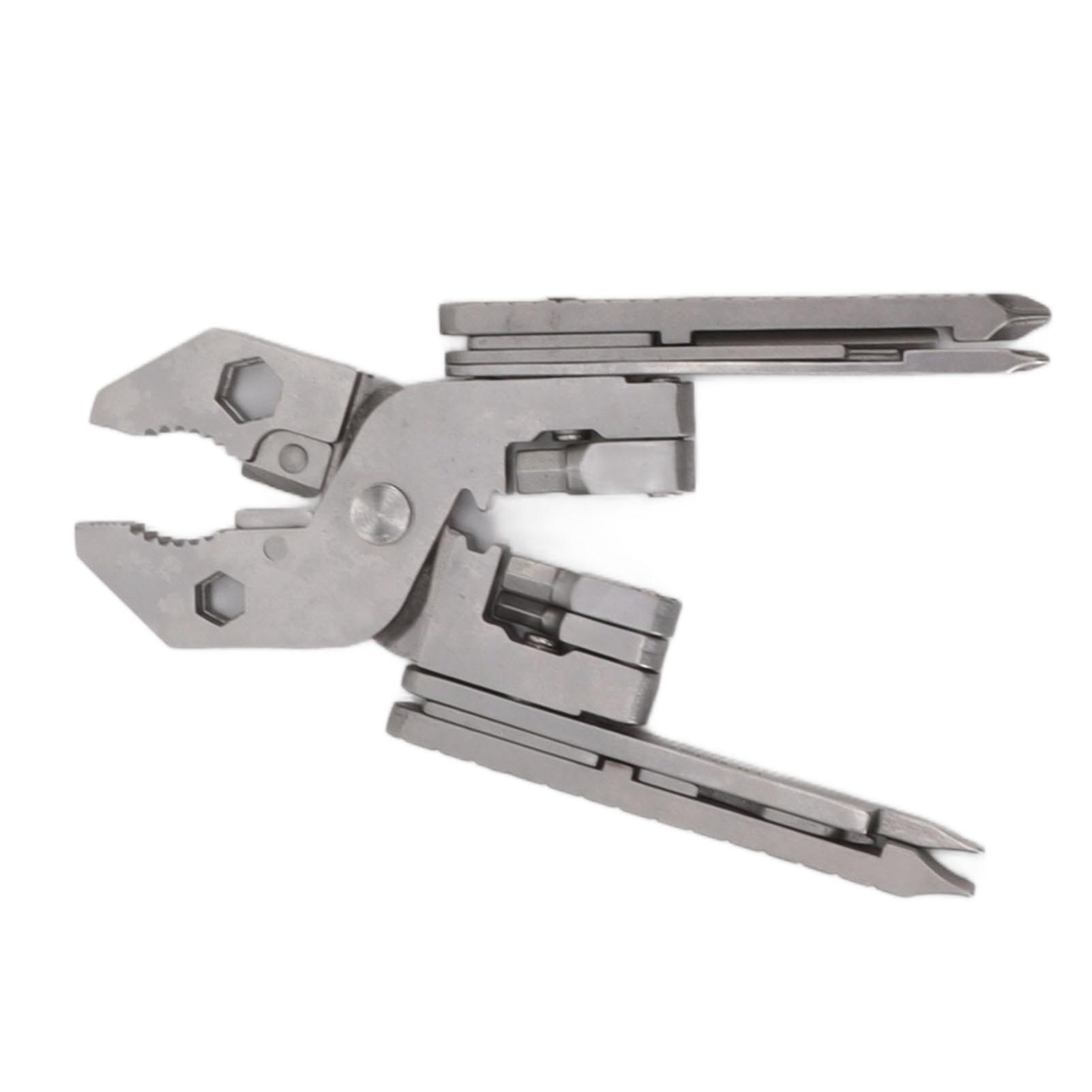 Pince multifonction, tournevis en acier moulé, aiguille à carte, dénudeur de fils, clé multifonction